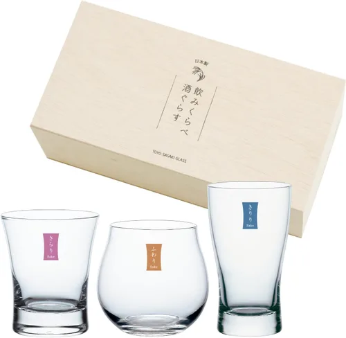 Vista 14 de Toyo Sasaki - Juego de 2 vasos de vidrio para cerveza, 13.8 fl oz (13.4 fl oz), juego de 2 x 12 (caja se vende como estuche), puedes disfrutar