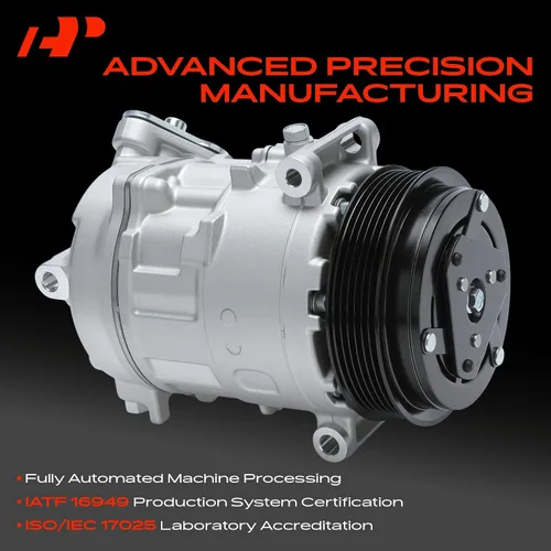 Vista 3 de A-Premium Compresor de aire acondicionado de CA con embrague compatible con Jeep Cherokee 2.4L 2014-2022, Chrysler 200 2.4L 2015-2017