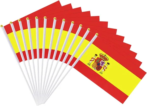 Vista 38 de Bandera de Australia Pequeña Bandera Australiana Paquete de 12 Mini Banderas de Mano Australianas en Palos para Desfiles de Fiesta, Eventos