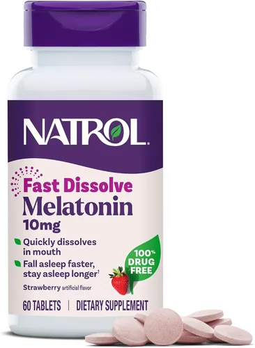 Vista 10 de Natrol - comprimidos de melatonina de disolución rápida