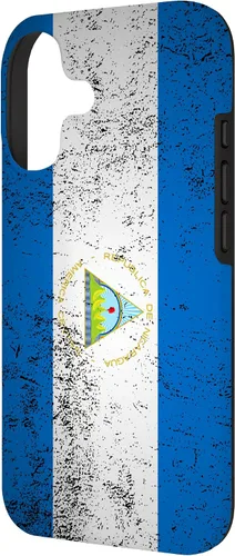 Vista 2 de Funda de regalo para iPhone 17 con diseño de bandera de Nicaragua de Grunge