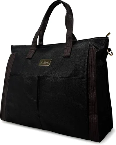 Vista 3 de Badgley Mischka Rose XL Bolsa de viaje de cuero vegano