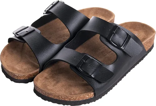 Vista 6 de WTW Arizona - Sandalias de corcho para hombre, con correa de hebilla de metal ajustable para hombre, estilo casual