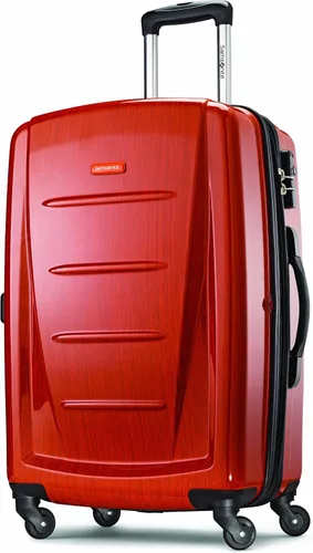Vista 23 de Samsonite Winfield 2 Equipaje rígido con ruedas giratorias, Carbón vegetal, Grande de 28 pulgadas, a cuadros