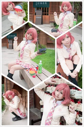 Vista 5 de Disfraz de cosplay de Noragami Ebisu Kofuku para mujer, disfraz de uniforme escolar
