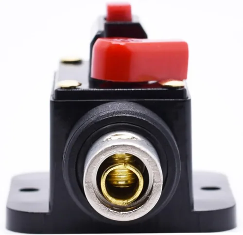 Vista 6 de 12V-24V DC 30A Car Audio Inline Disyuntor de reinicio de fusibles Inversor para Sistema de Interruptor Estéreo Protección 30 Amp