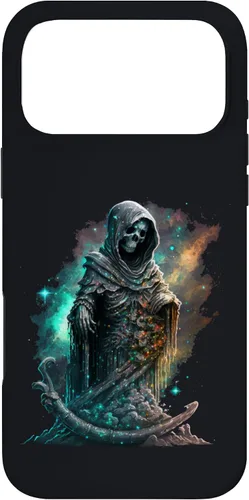Vista 22 de Santa Muerte - Carcasa para iPhone 17, diseño de folklore mexicano