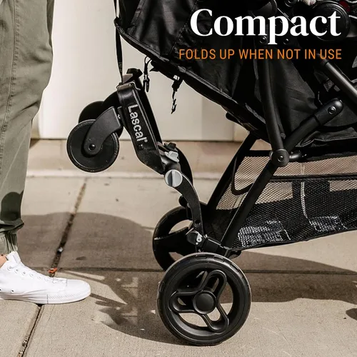 Vista 6 de Lascal BuggyBoard Mini Tabla Universal para Cochecito, Se Adapta al 90% de los Cochecitos Incluyendo UPPAbaby, Baby Jogger, Bugaboo, Accesorio