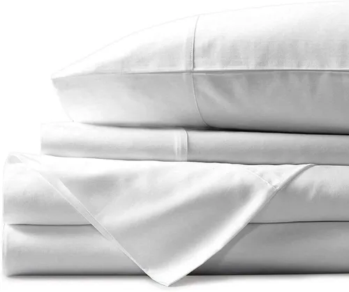 Vista 13 de Trend Bedding Mart TBM - Juego de 4 sábanas con fundas de almohada, 100% algodón egipcio, 1000 hilos, calidad de hotel para colchones de hasta 18