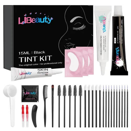 Vista 6 de Libeauty Lash Color Kit Negro, Kit de mejora temporal de la belleza