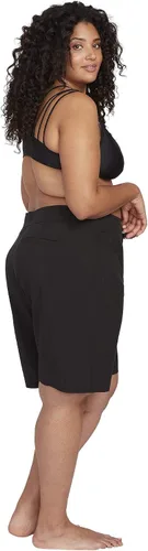 Vista 3 de Volcom Shorts de natación clásicos Simply Solid de 11 pulgadas para mujer