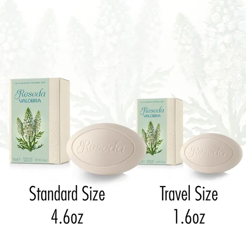 Vista 4 de Valobra Bar Soap Reseda, Soap Bar with Wheat Germ, Lavender & Floral