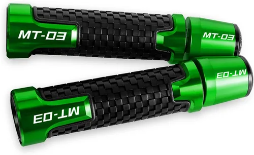 Vista 2 de Motocicleta para Y&AMAHA MT03 MT 03 MT-03 2005-2019 2018 2017 2016 Manillar CNC Manillar Goma Gel Hand Grips Freno Color Plata