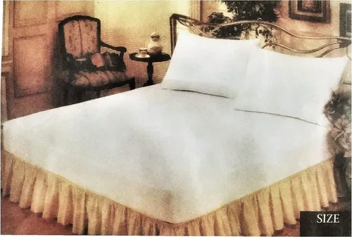 Vista 2 de Better Home Protector de colchón ajustable de vinilo resistente, tamaño individual