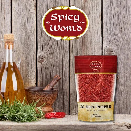 Vista 6 de Spicy World Aleppo Pepper Flakes 7 onzas Auténtica especia de chile turco para un calor y sabor exquisitos Chili picado premium de la región