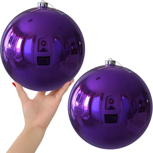 Vista 135 de Esferas pequeñas de bronce de 1.6 pulgadas para decoración del árbol de Navidad, adornos inastillables para cumpleaños, Halloween, vacaciones, boda