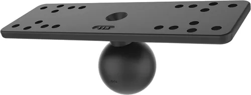 Vista 2 de RAM MOUNTS Base de montaje para electrónica marina con bola de tamaño C de 1.5 pulgadas, placa AMPS rectangular de 6.25 x 2 pulgadas