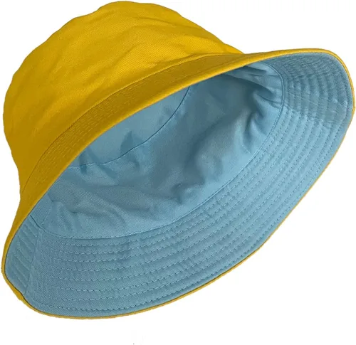 Vista 76 de PFFY Bucket Hat for Women Men Cotton Summer Sun Beach Fishing Cap
