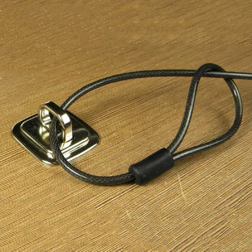 Vista 2 de Candado para ordenador portátil, Cable Lock Companion, Plata, Rectángulo
