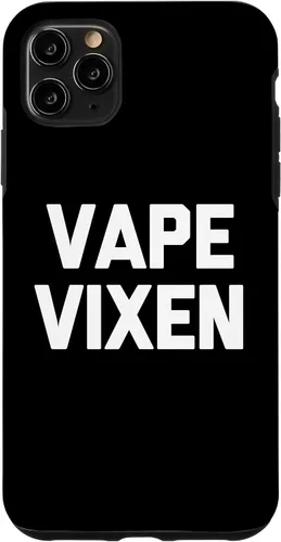Vista 4 de iPhone 12 mini Vape Vixen T-Shirt divertido dicho sarcástico fumar vaping caso