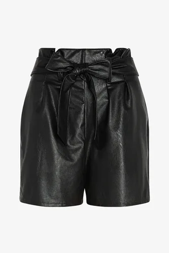 Vista 3 de commando Pantalones cortos de piel sintética SLG453 Negro SM (4-6), Negro