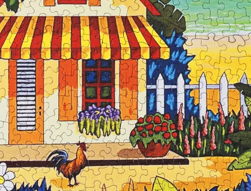 Vista 4 de Springbok Key West Inspiration - Rompecabezas de 500 piezas para adultos, rompecabezas de viaje a la playa, piezas de corte único, fabricado
