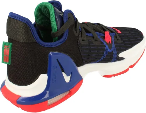 Vista 3 de Nike Lebron Witness 6 NegroAzul Real Profundo Rojo Sirena (CZ4052 005)