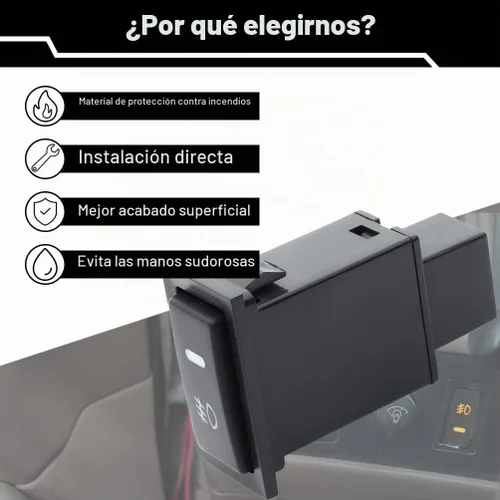 Vista 7 de Luz antiniebla LED SPST interruptor basculante para T0yota 4Runner Camry