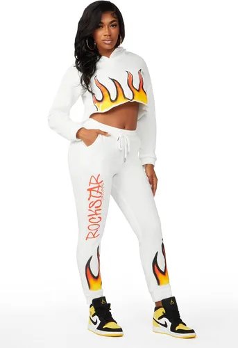 Vista 2 de ROCKSTAR ORIGINAL Women's Porshe 2.0 White Trackset