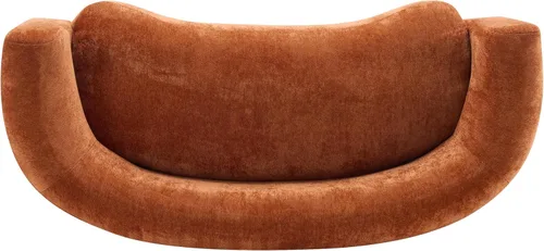 Vista 7 de Christopher Knight Home Sofá cama curvado de 87.8 pulgadas, sofá modular de 3 plazas con asiento profundo, tela de felpilla tapizada, cómodo sofá