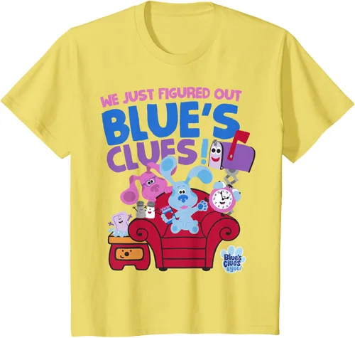 Vista 43 de Blue's Clues & You Group Shot Just Figured Out Blue's Clues Camiseta Negro