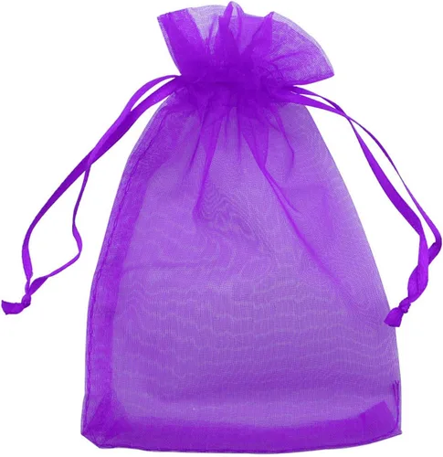 Vista 12 de Allgala 100 bolsas de regalo Orangza PF53400 con cordón, 8 x 12 pulgadas, surtidas