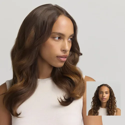 Vista 4 de Aire 360 Ceramic Dual Voltage Air Styler Blowout Kit with Curling Attachments, Oval Brush & Drying Concentrator Fast, Healthy Blowouts and