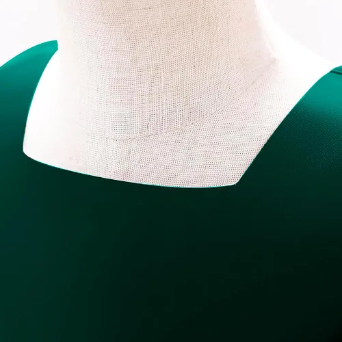 Vista 4 de 6M-8T - Vestido de fiesta de tutú para bebé, con lazo grande, para concurso de cumpleaños, para bautizo