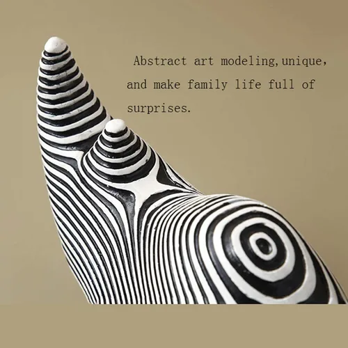 Vista 3 de Escultura china de la estatua del feng shui de resina de rinoceronte, artesanía para el hogar, decoración creativa de escritorio, adornos de arte