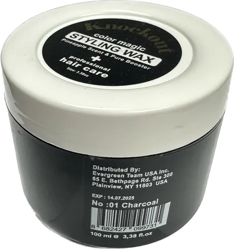 Vista 2 de Knockout Color Magic Hair Styling Wax (01 Charcoal)