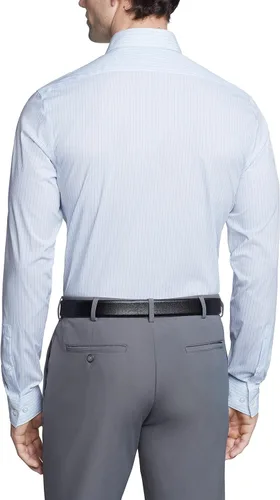 Vista 2 de Calvin Klein Camisas de vestir para hombre, sin planchado, elásticas, ajuste regular