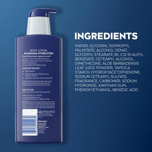 Vista 10 de Loción de máxima hidratación nutritiva de Nivea For Men