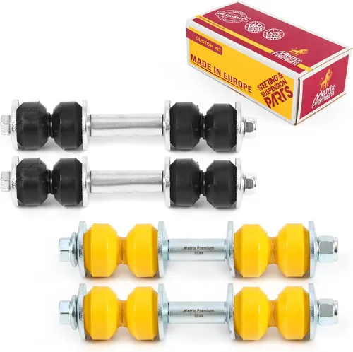 Vista 135 de Metrix Premium Chassis Parts - Kit de 4 piezas de barra estabilizadora delantera y trasera con enlace de extremo de barra estabilizadora para Ford