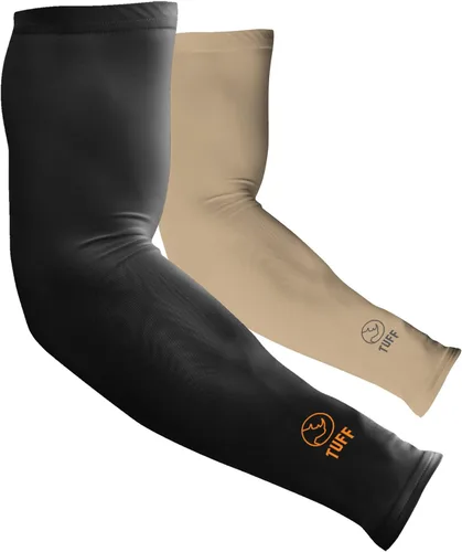 Vista 23 de TUFF - Mangas de compresión para brazos refrigerantes, mangas de brazo UPF 50 para hombres y mujeres..