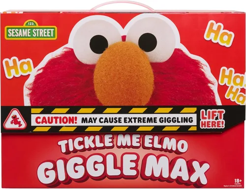 Vista 10 de Sesame Street Tickle Me Elmo Giggle Max 18-Inch Interactive Plush Toy