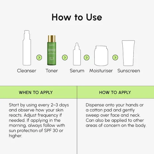 Vista 9 de MAREE Tónico Exfoliante con Ácido Salicílico – Exfoliante Facial AHA BHA & Limpiador de Poros – Exfoliante Líquido BHA para Cuidado de Sebum y Piel
