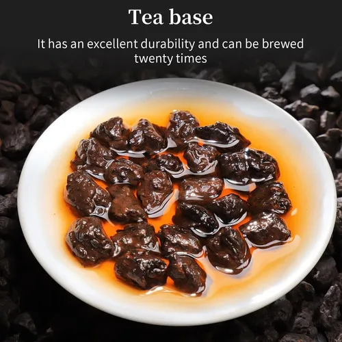 Vista 5 de XIXICHA Puerh Tea Premium Broken Silver Maduro Té Pu-erh Chino Yunnan Árbol Antiguo Puer Envejecido Pu erh Fuerte Fragancia de Arroz Glutinoso