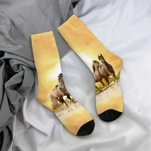 Vista 4 de Pehede Calcetines unisex divertidos, regalos para mujeres y hombres