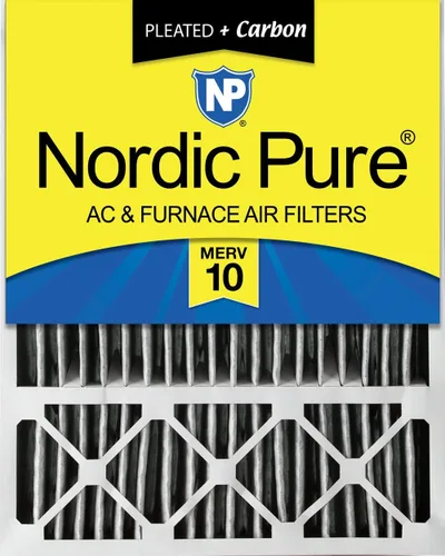 Vista 19 de Nordic Pure 20 x 25 x 5 (tamaño real: 19 3/4 x 24 3/4 x 4 3/8) Lennox X6673 X6675 Filtro Merv 8 de repuesto para reducción de olores 2