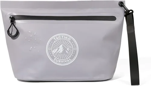Vista 15 de Tactiko - Paquete de 3 bolsas resistentes al agua con cremallera, para guardar todos los organizadores para bolsas secas, bolsas de viaje