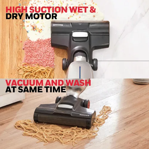 Vista 3 de Honeywell FC15 Ultamax Elite - Aspiradora inalámbrica en seco y húmedo, limpiador de pisos, 3 en 1: spray de precisión, limpieza eléctrica