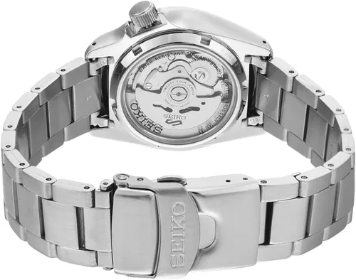 Vista 4 de Seiko 5 Sports SRPE51K1 - Reloj automático con esfera gris de 3281ft Blanco Vestido