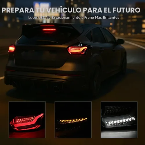 Vista 8 de SPEC-D TUNING - Luces traseras LED para Ford Focus Hatchback 2015-2018