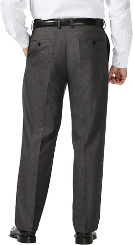 Vista 3 de J.M. Haggar Men's Classic Fit Flat Front Dress Pant-Regular and Big & Tall Sizes